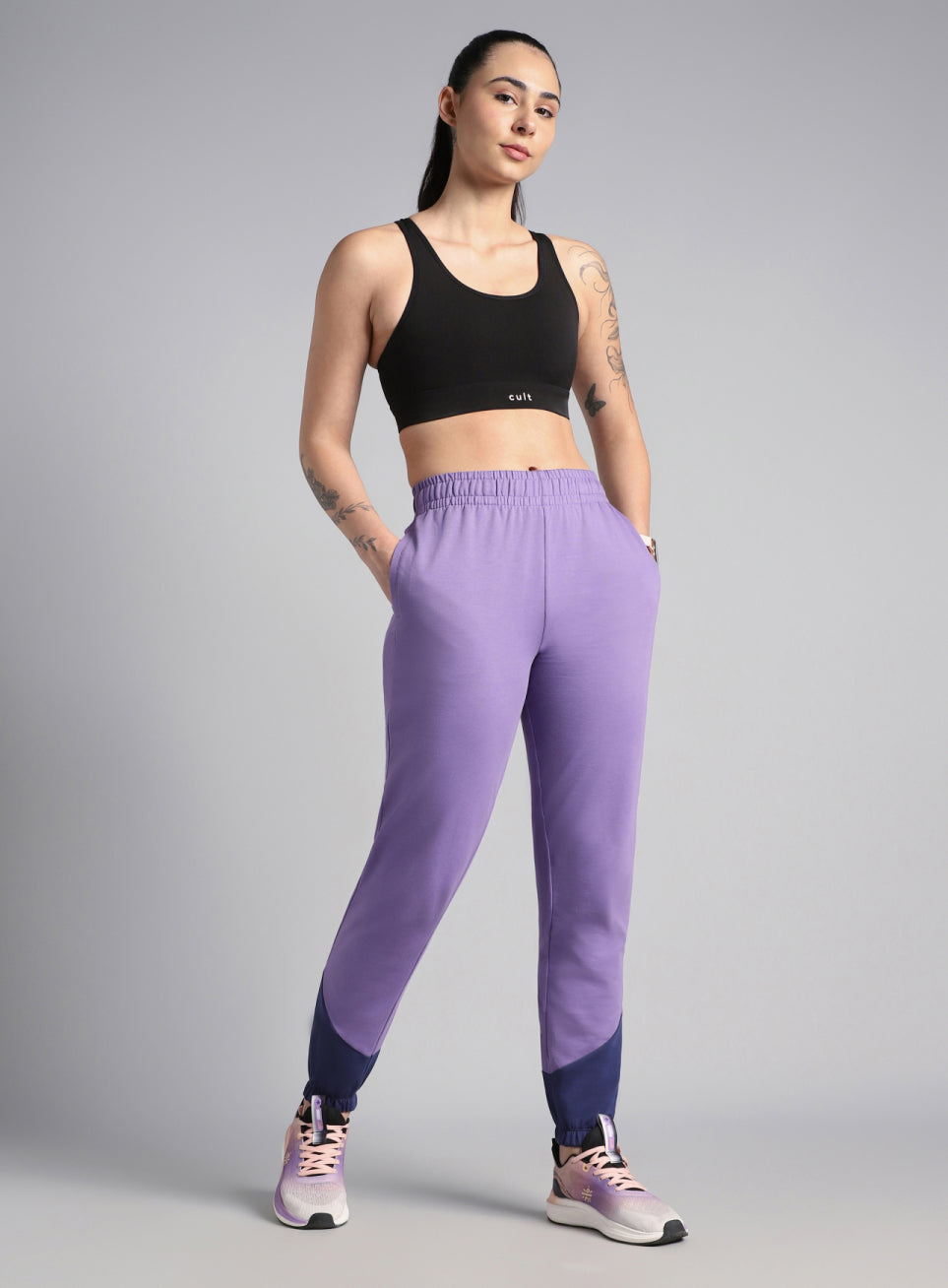 Women's Purple Play in Leisure Joggers