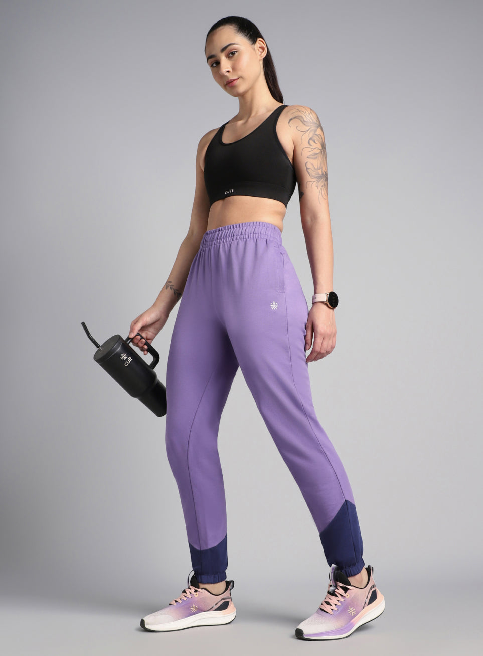 Women's Purple Play in Leisure Joggers
