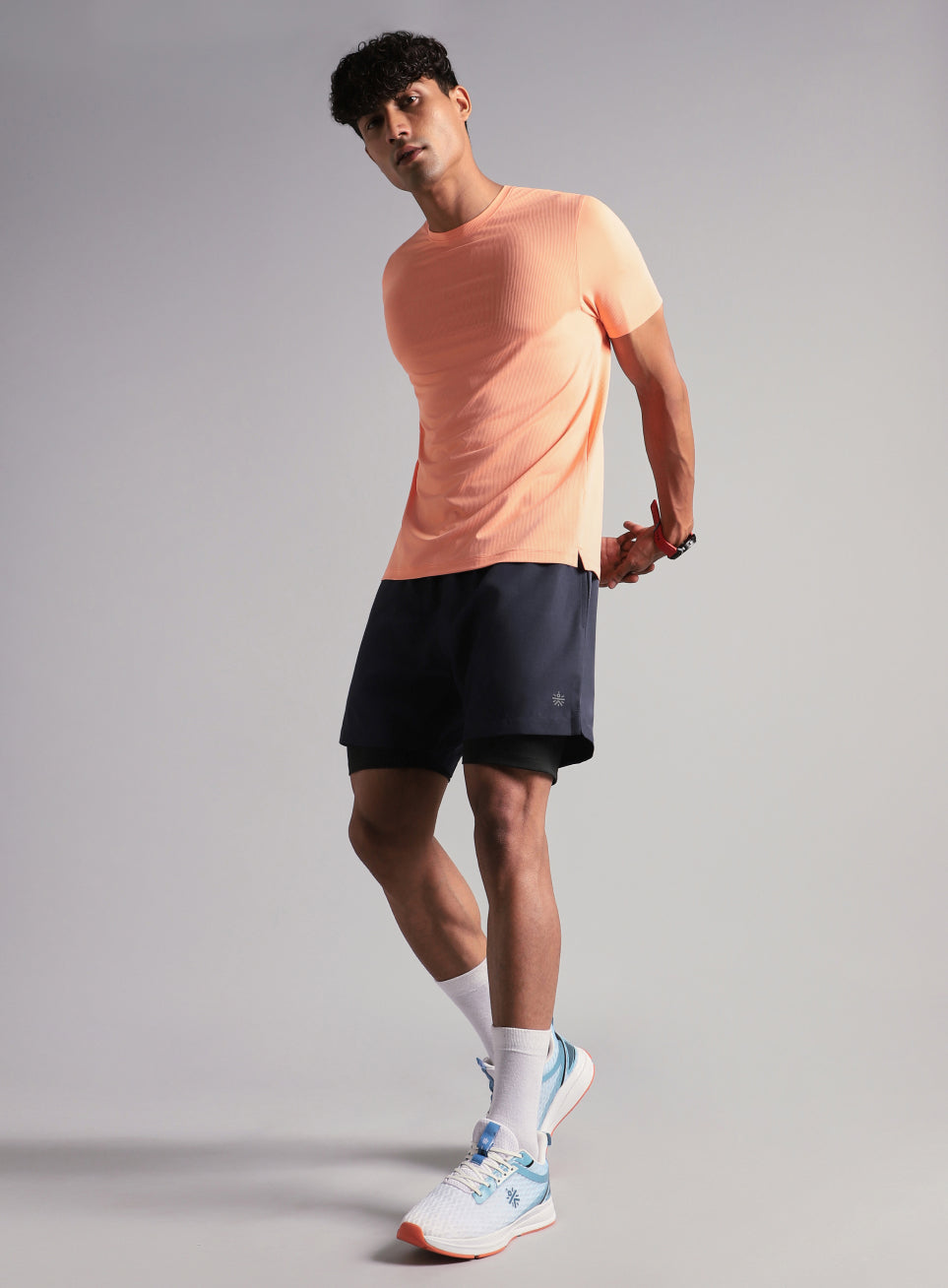 Men's Run Elevate Navy Integrated Shorts