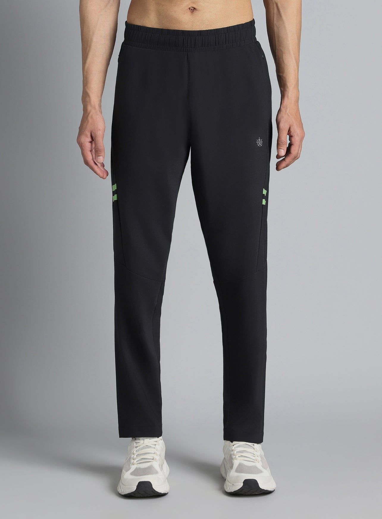 Men's Black Pacer Running Trackpants