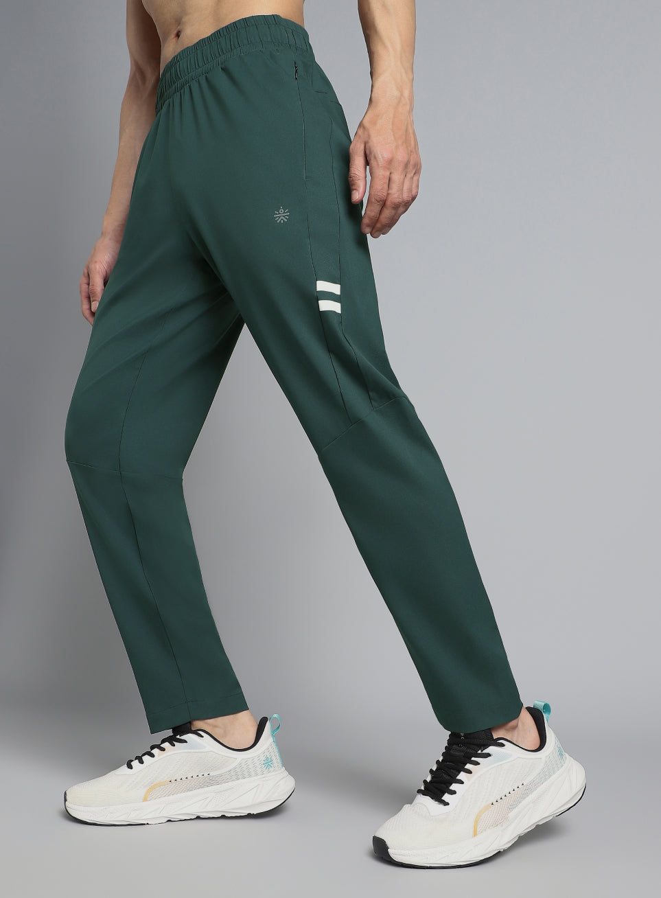 Men's Turquoise Pacer Running Trackpants