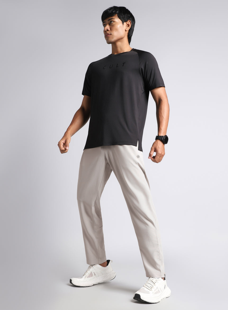 Men's Grey Impact Running Trackpants