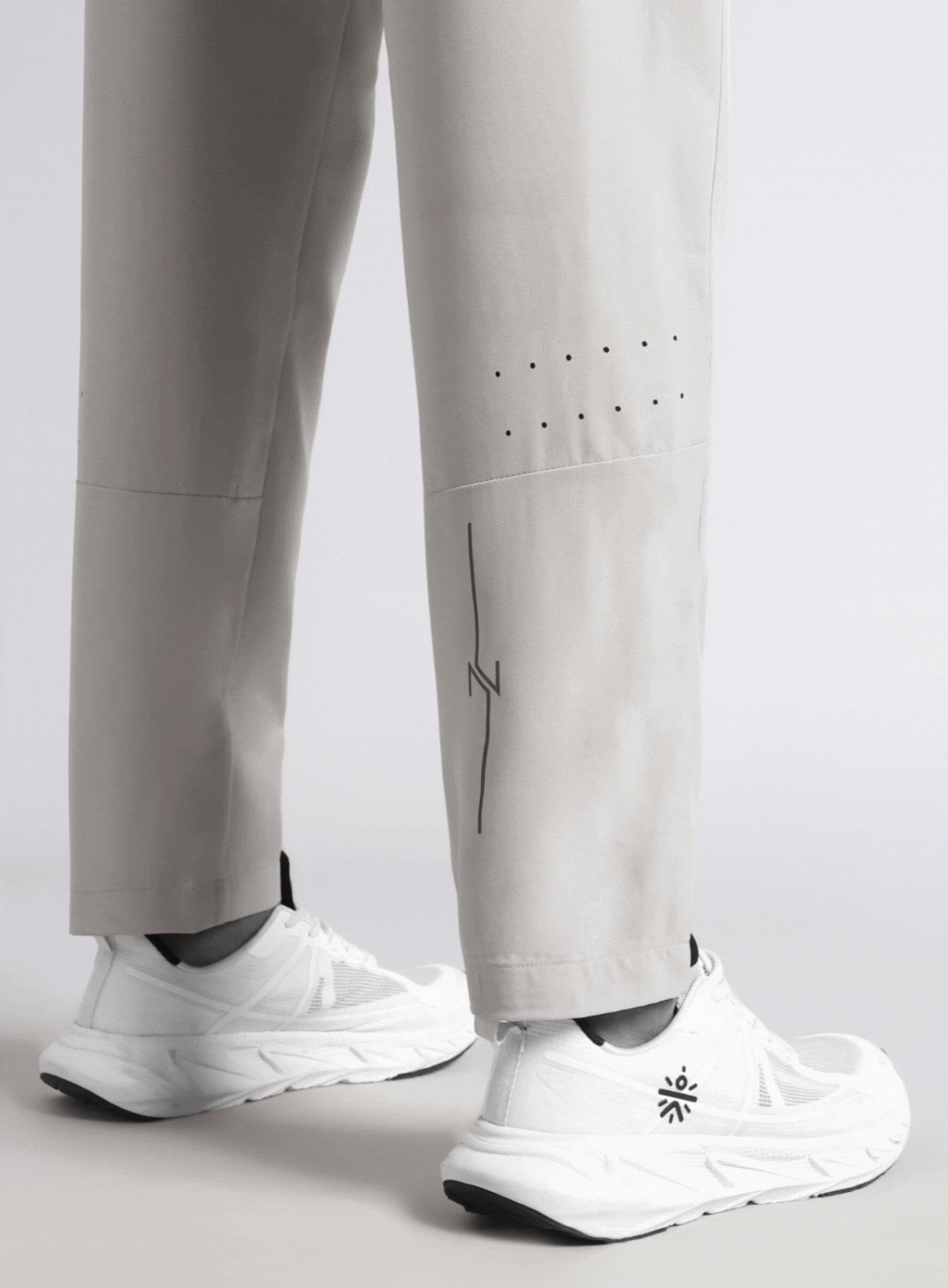 Men's Grey Impact Running Trackpants