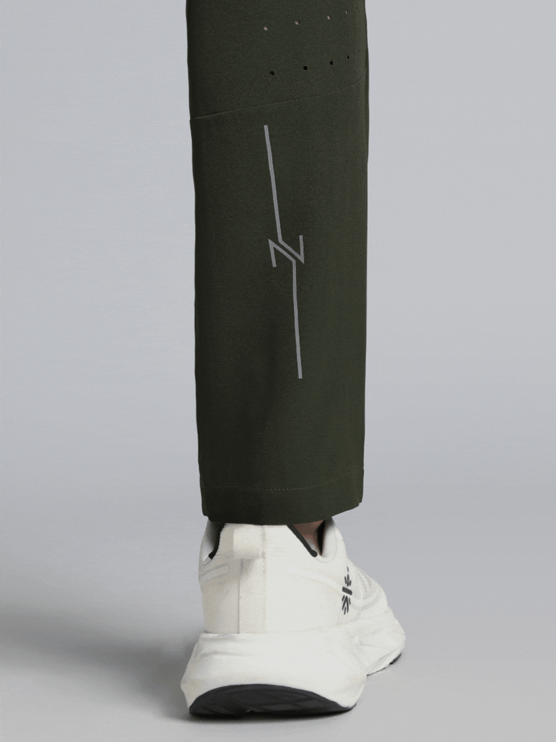 Men's Olive Running Essential Trackpants