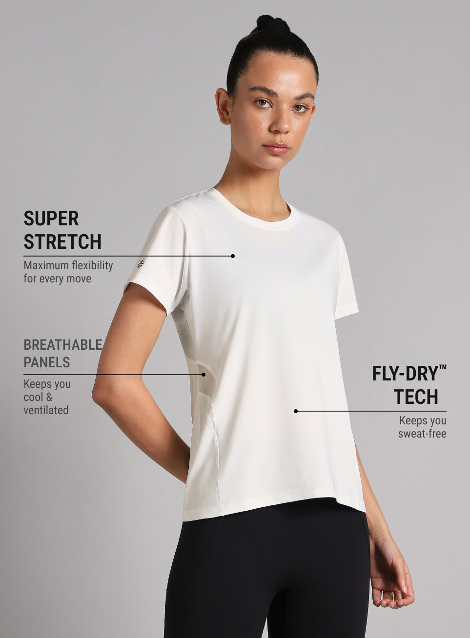 Women's White Performance Pro Training T-shirt