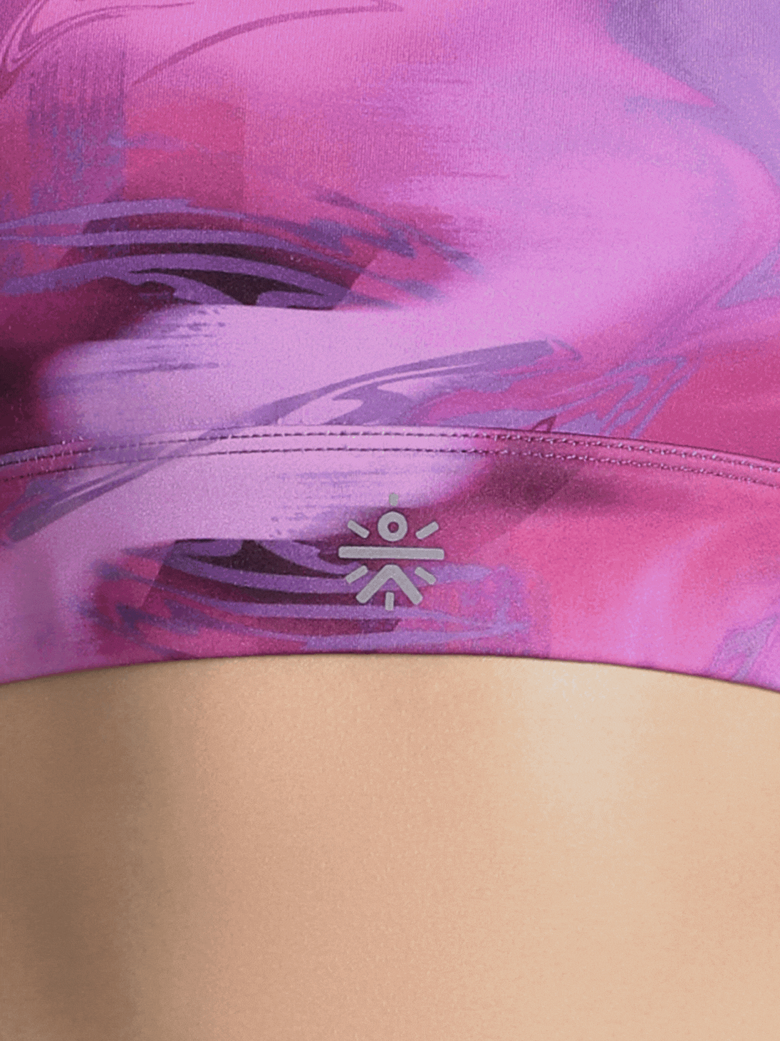 Women's Purple Printed High Impact Training Bra