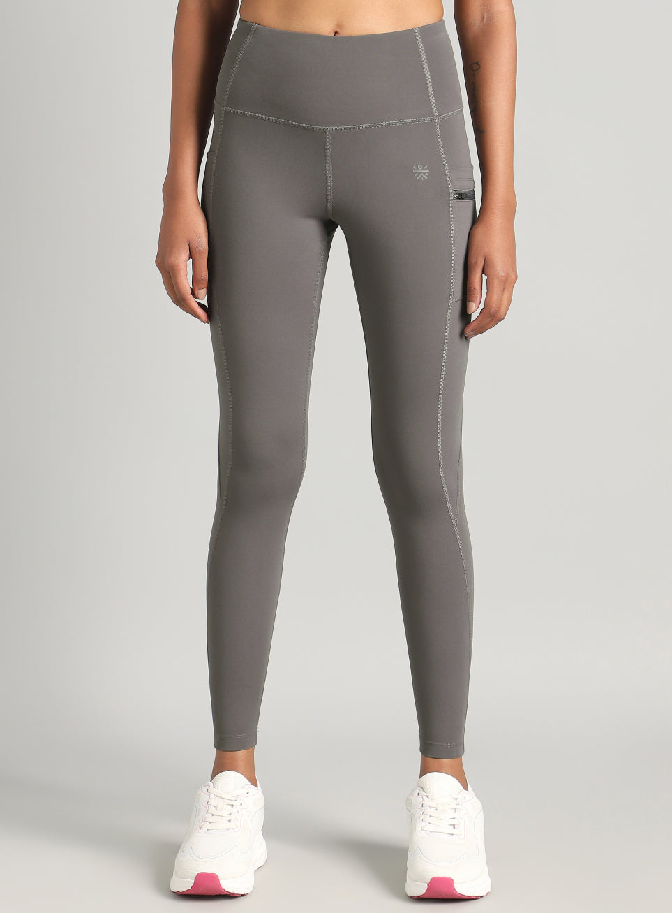 Women's Grey Run Beyond COMFlex Tights