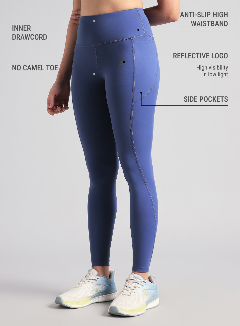 Women's Blue Pace Pro COMFlex Tights