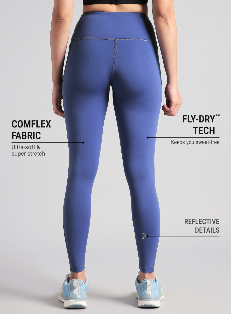 Women's Blue Pace Pro COMFlex Tights