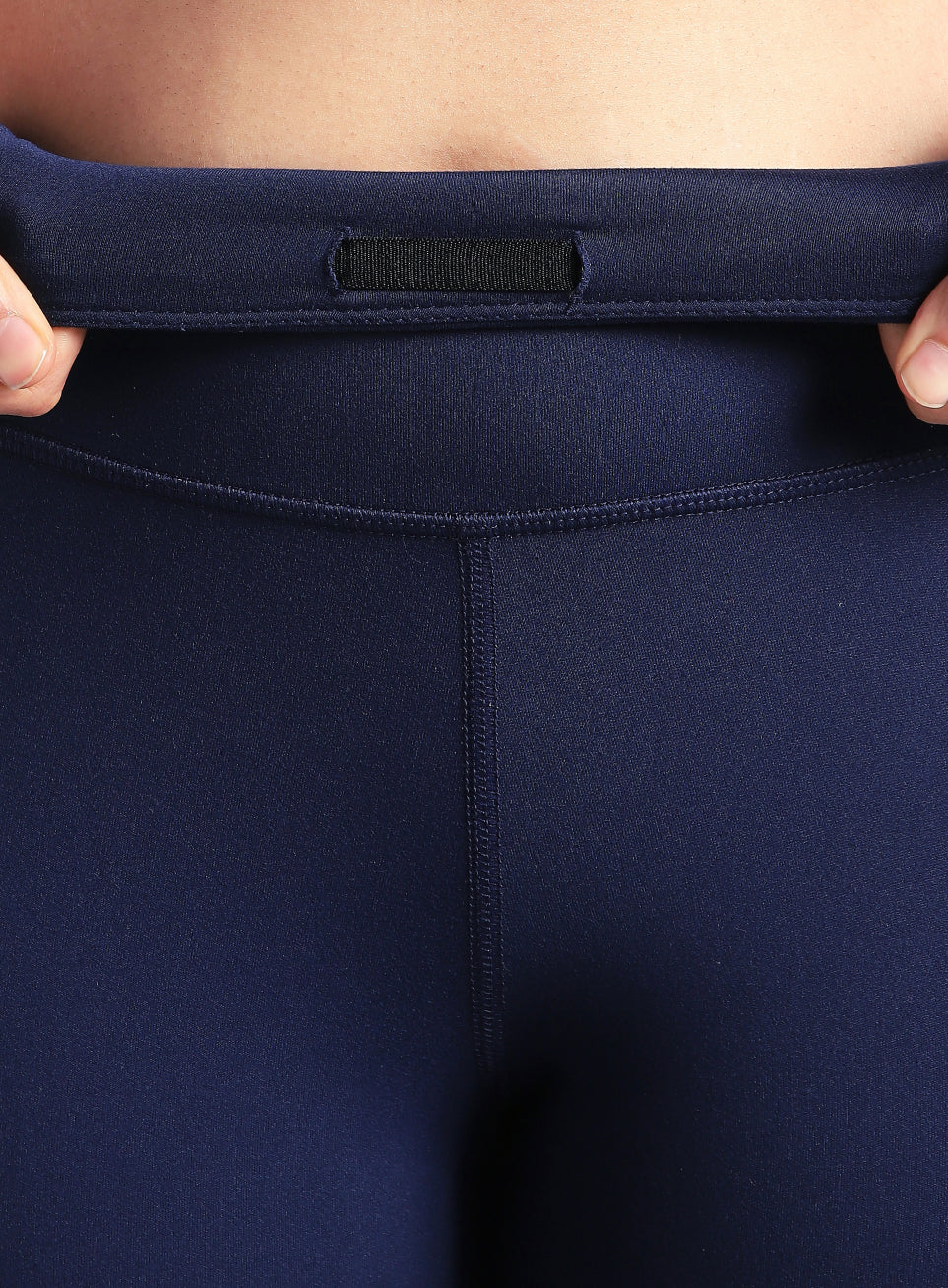 Women's Blue Colourblock Runner's Pro COMFlex Tights