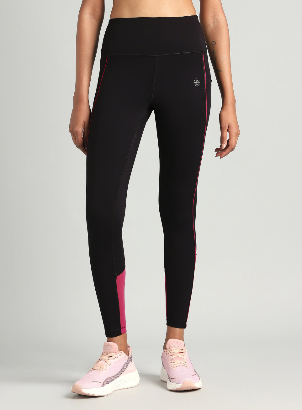 Women's Black Pace Up Running COMFlex Tights