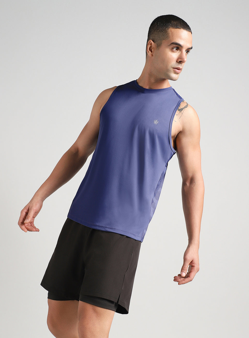 Men's Navy Urban Camo Motion Forward Running Tank