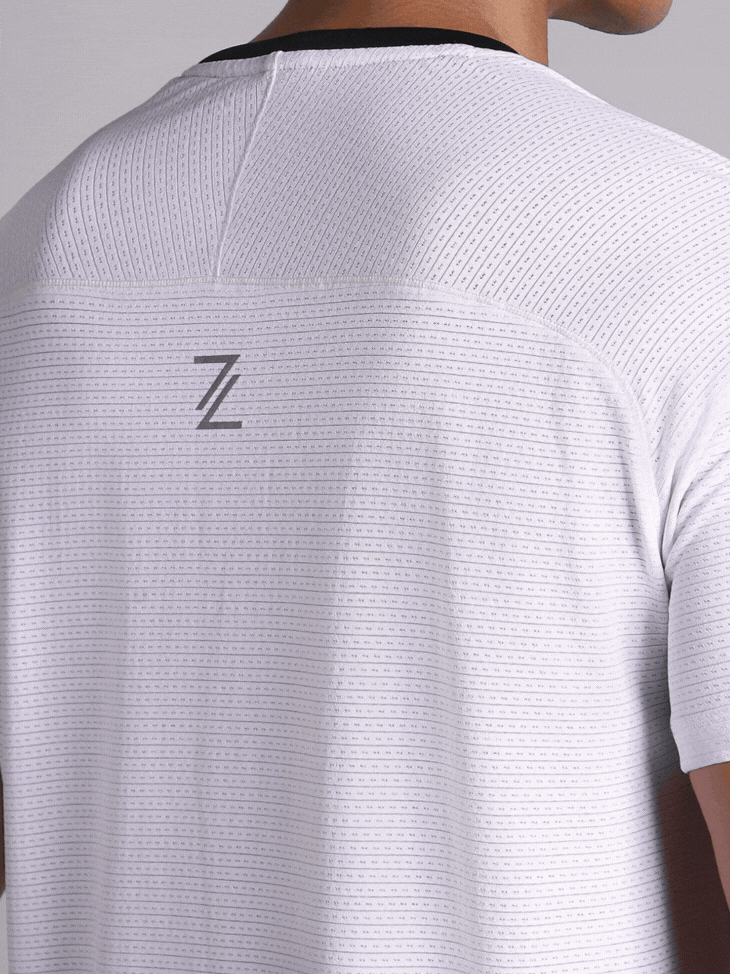 Men's Off White Ultra Runner's Technical Knit T-shirt