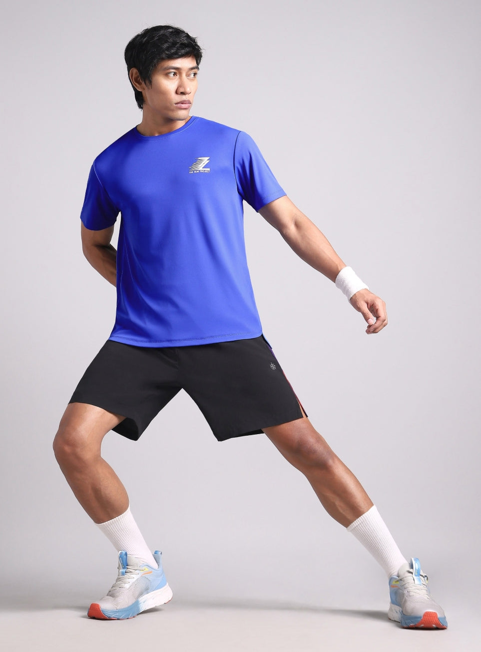 Men's Blue Runner's Essential Trail Run T-shirt