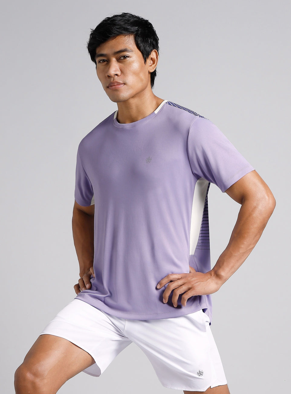 Men's Runner's Purple Flex Tee