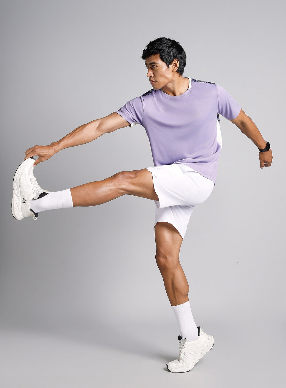 Men's Runner's Purple Flex Tee