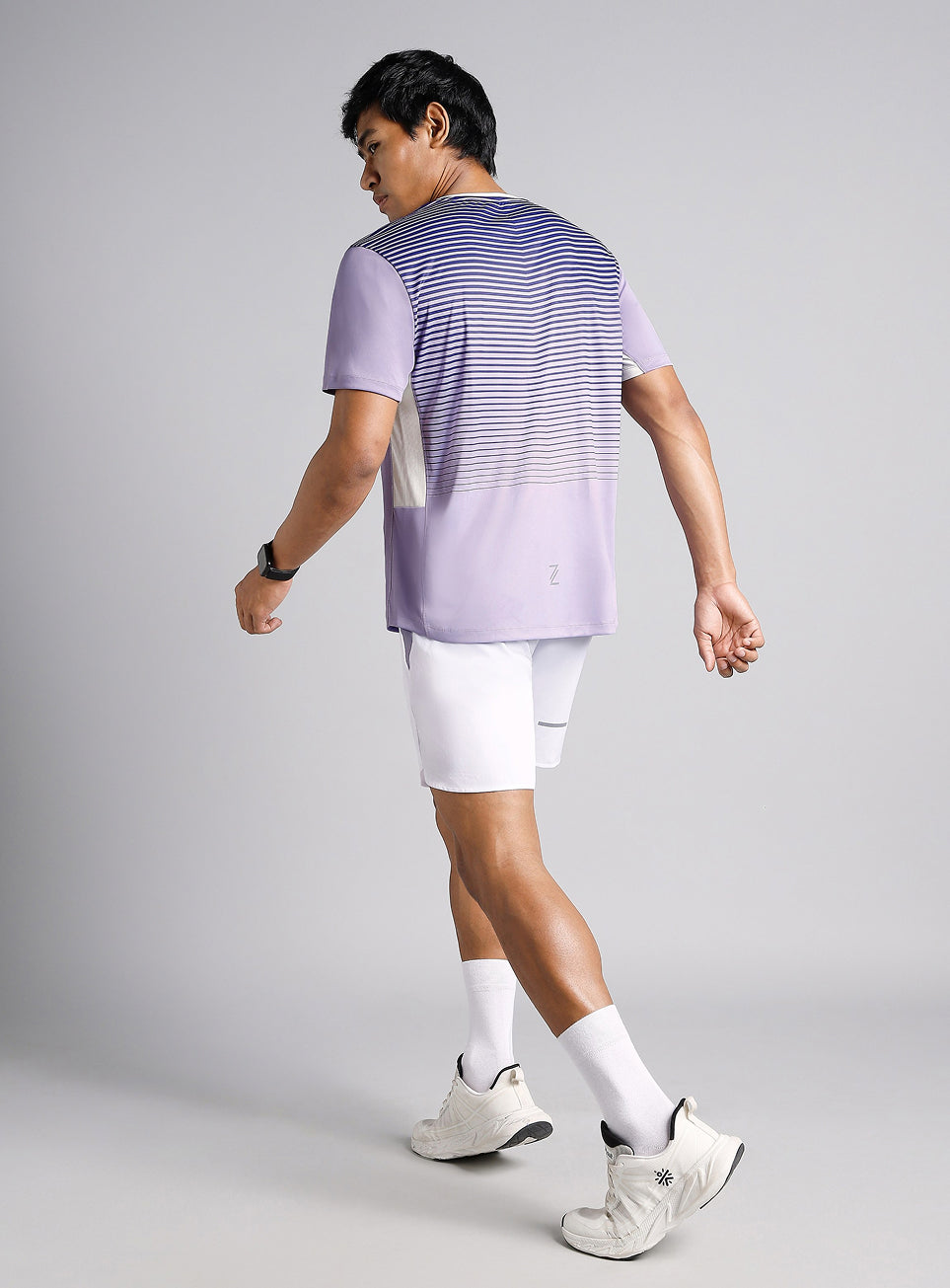 Men's Runner's Purple Flex Tee