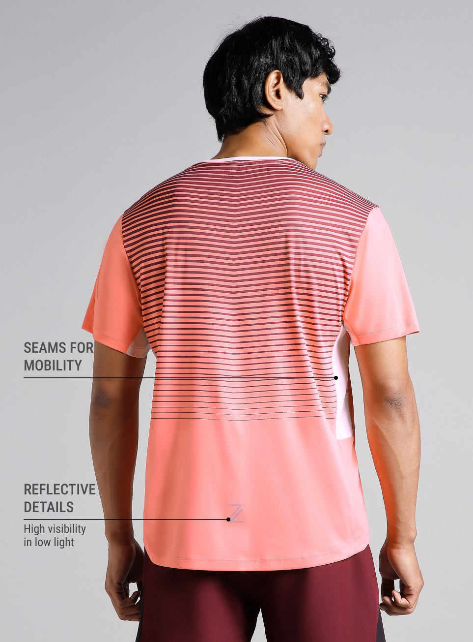 Men's Runner's Coral Flex Tee