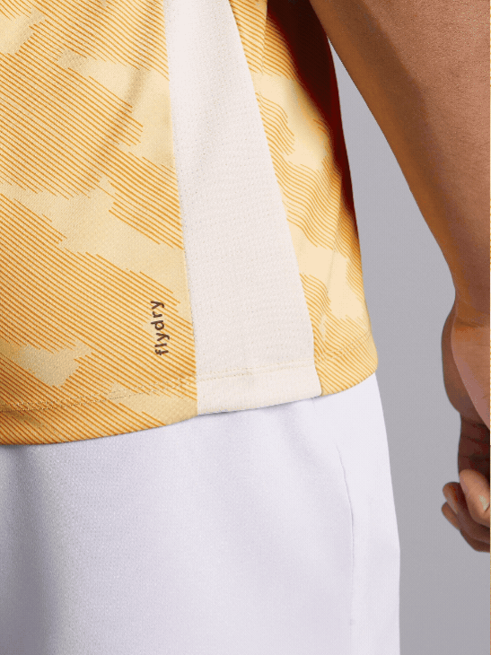 Men's Yellow Urban Camo Running T-shirt