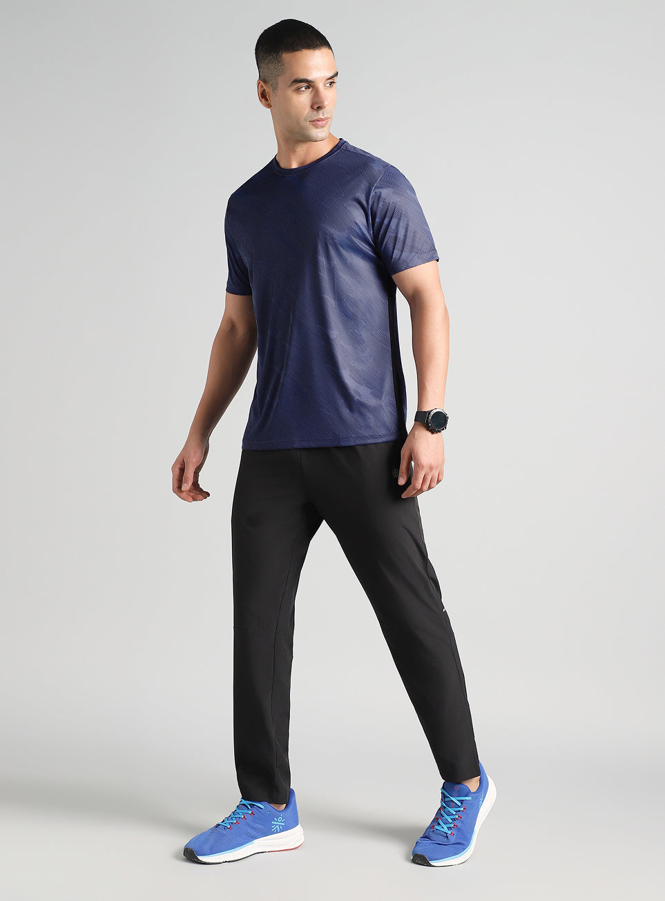 Men's Navy Urban Camo Running T-shirt