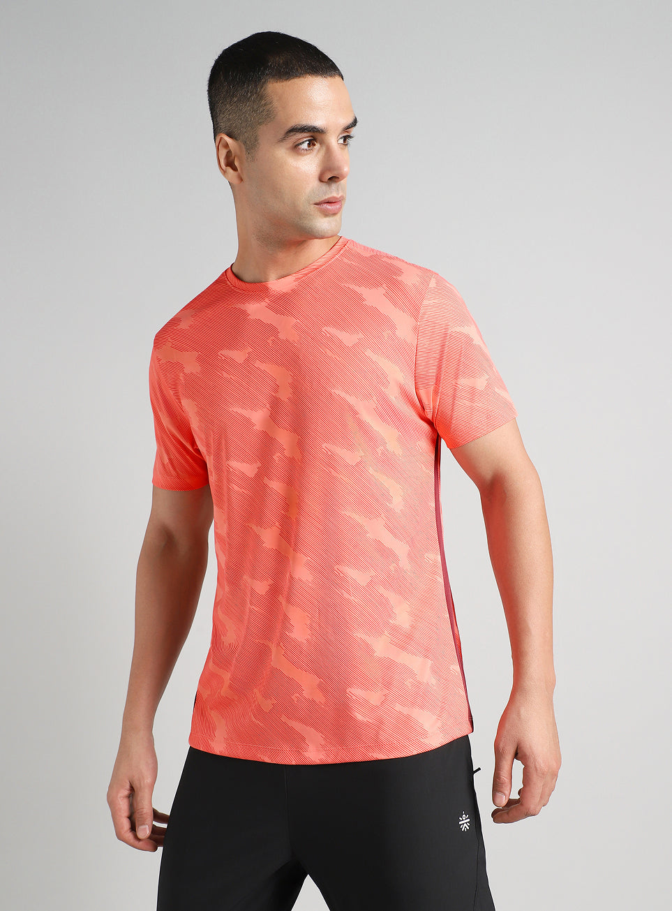 Men's Coral Urban Camo Running T-shirt