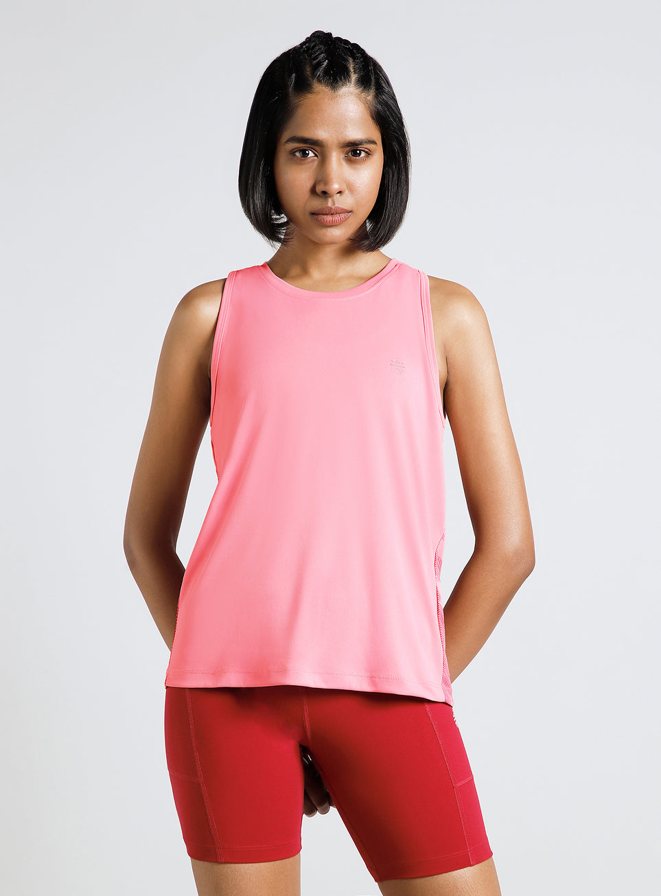 Women's Pink Urban Camo Running Tank Top