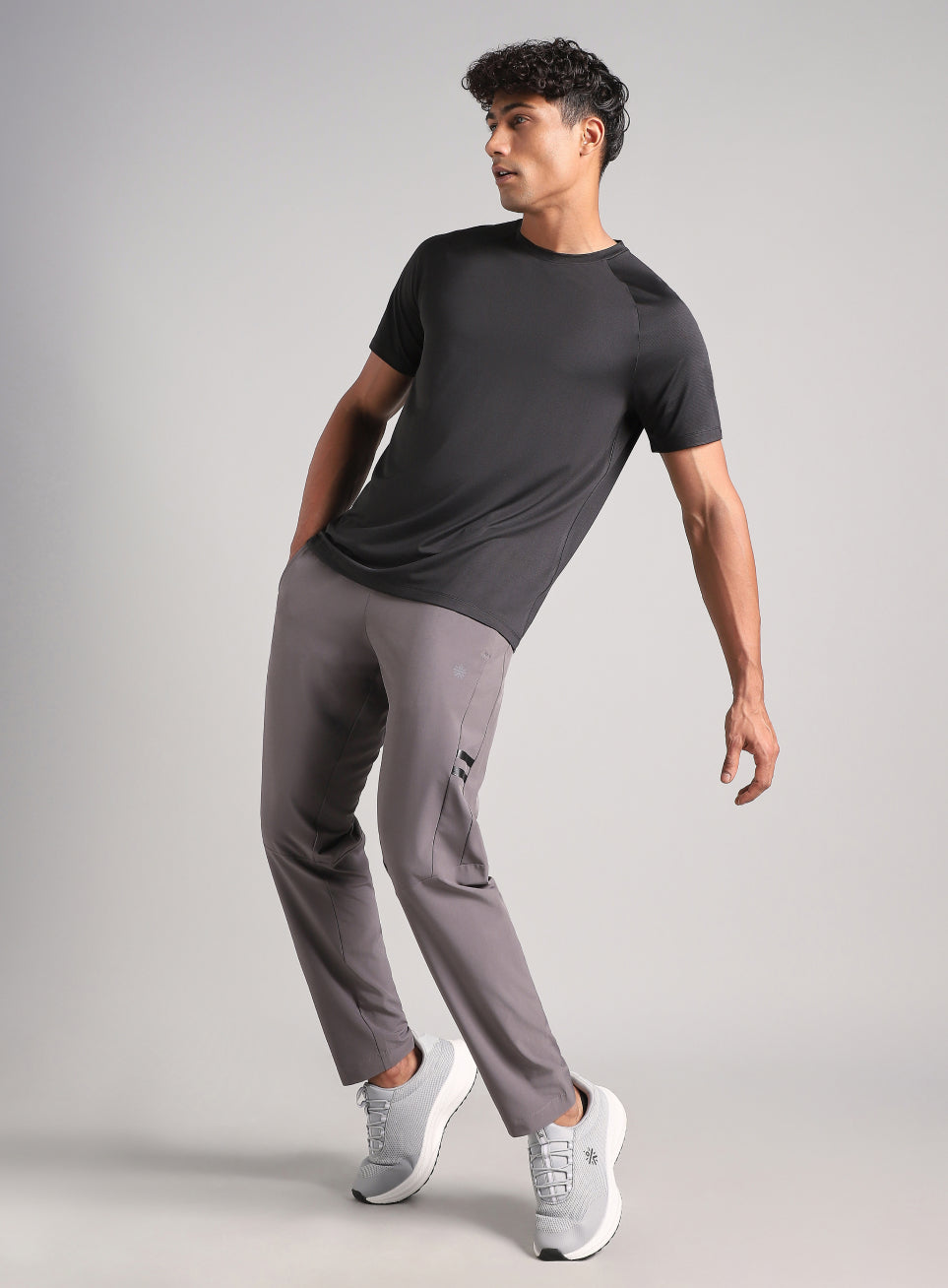 Men's Black Run Forward T-Shirt