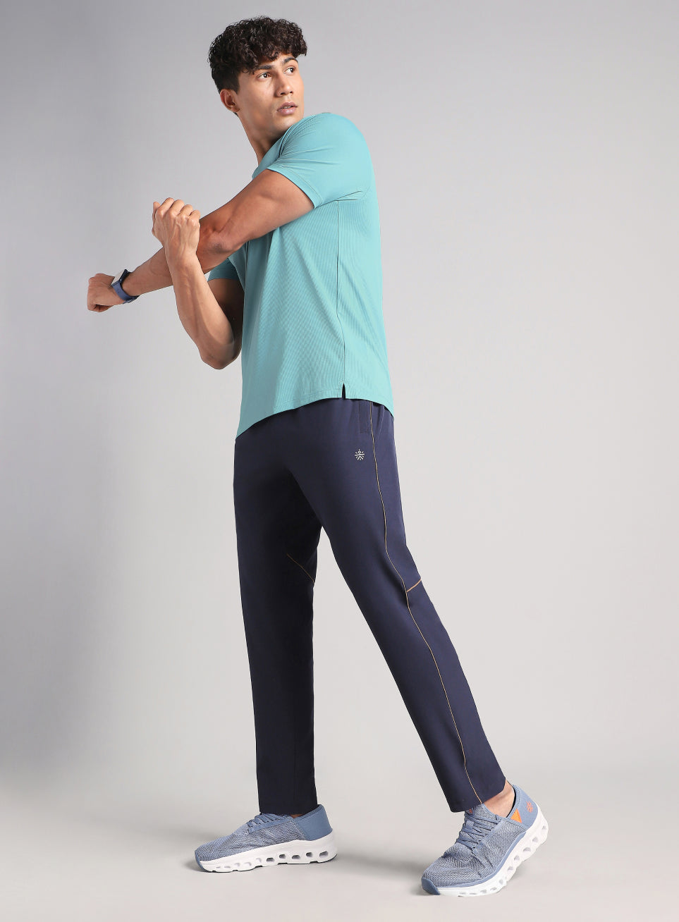 Men's Blue Chill Knit Run T-Shirt