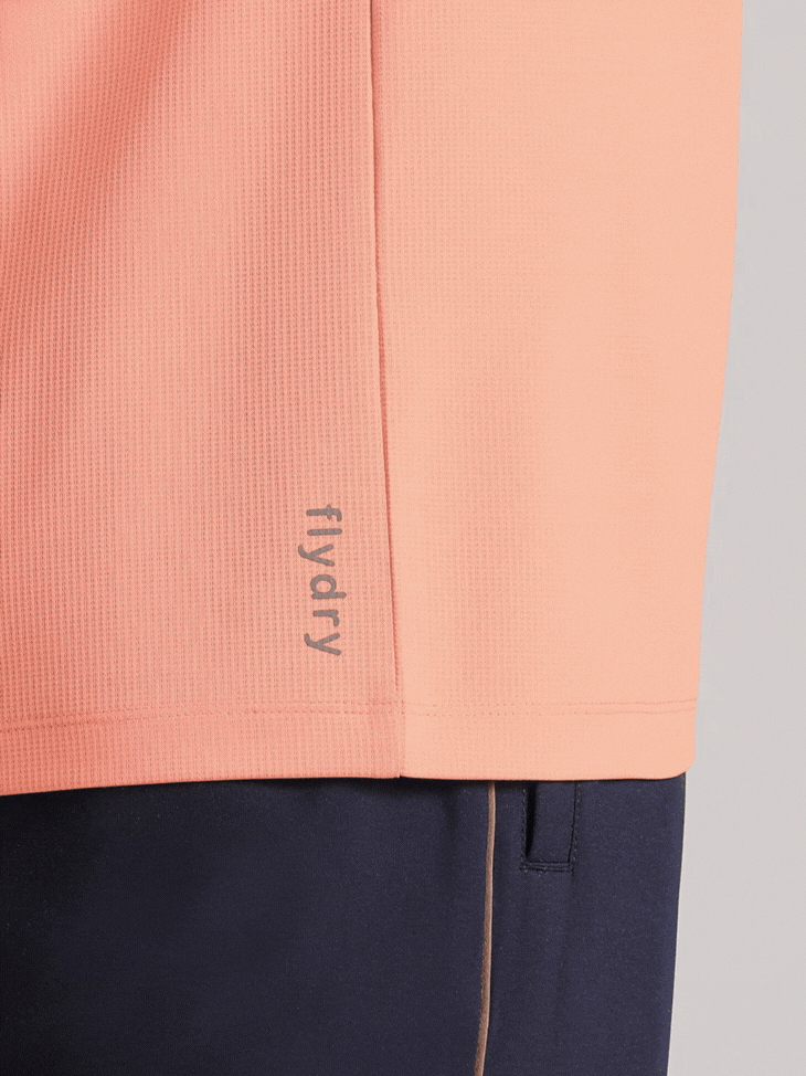 Men's Coral Run In Motion Graphic T-Shirt