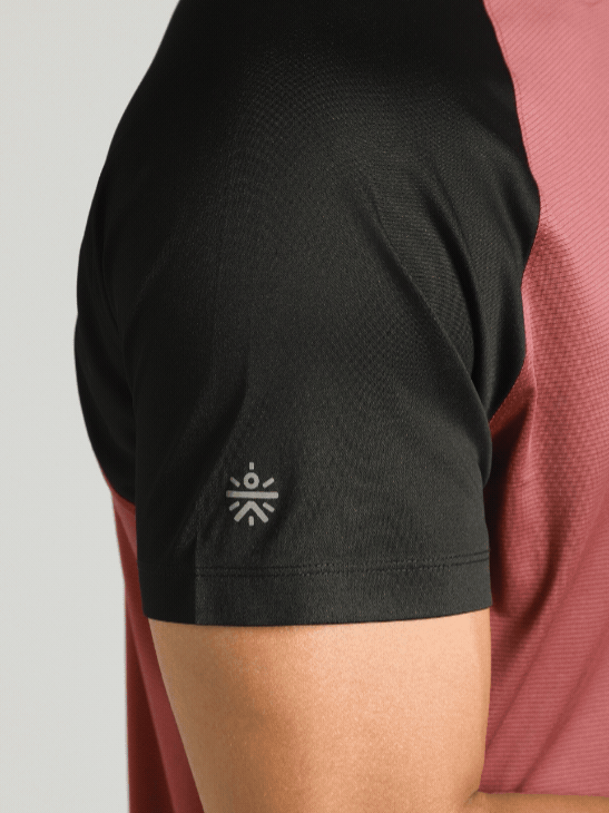 Men's Maroon Runner's Speed T-shirt