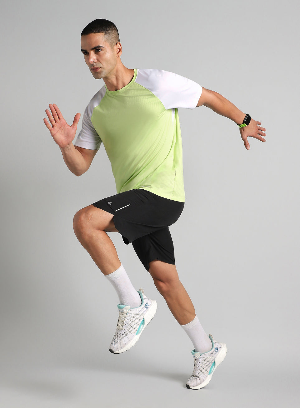 Men's Lime Runner's Speed T-shirt