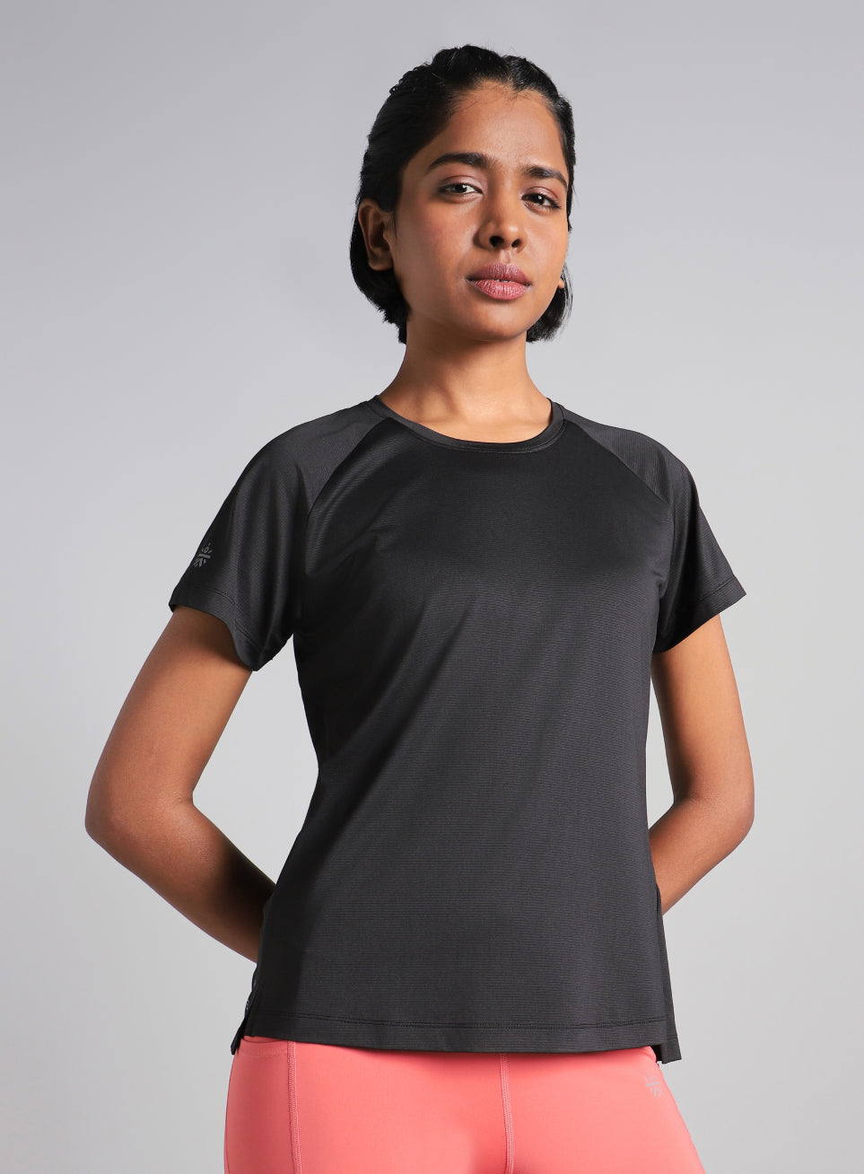 Women's Black Swift Runner Tee