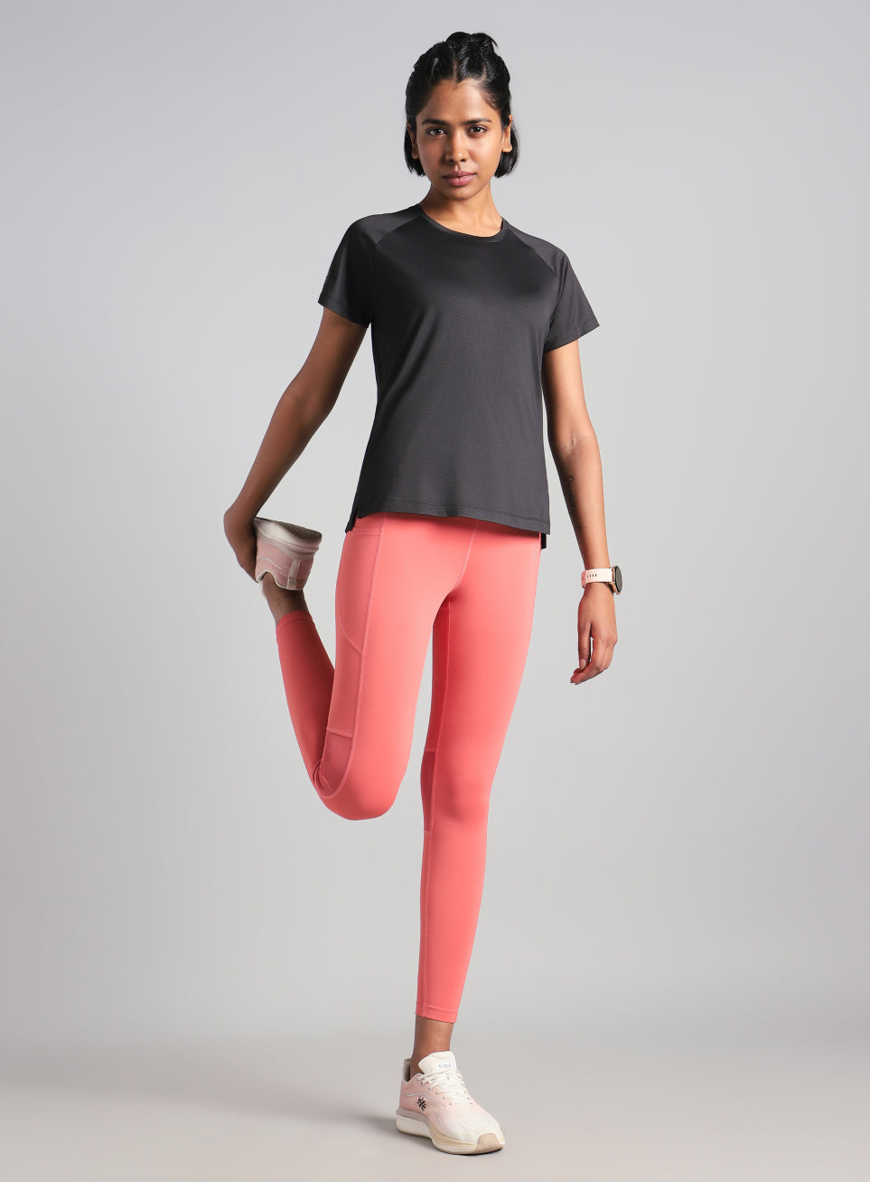 Women's Black Swift Runner Tee