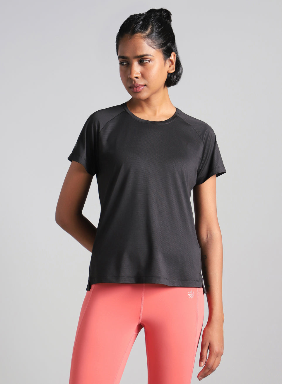 Women's Black Swift Runner Tee