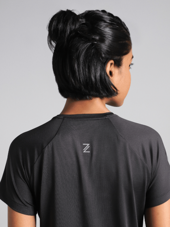 Women's Black Swift Runner Tee
