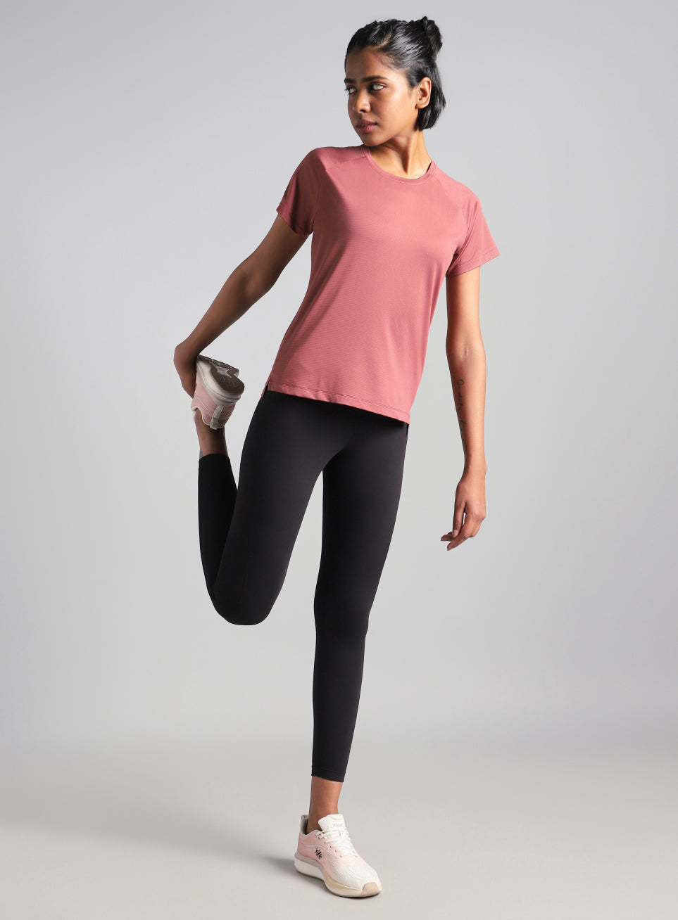 Women's Brown Swift Runner Tee
