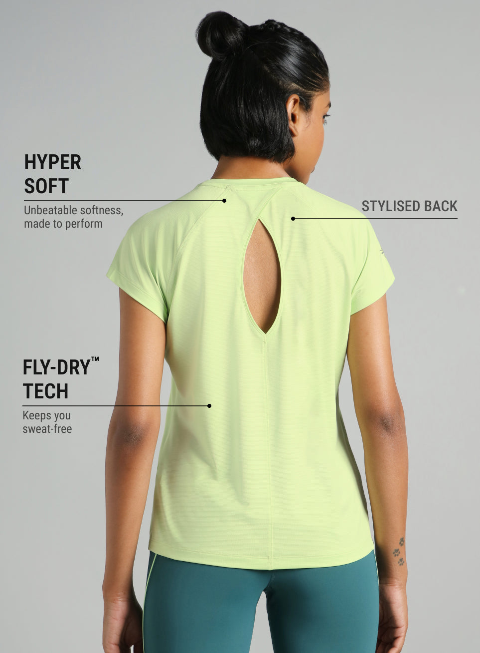 Women's Green Spirit Run T-shirt