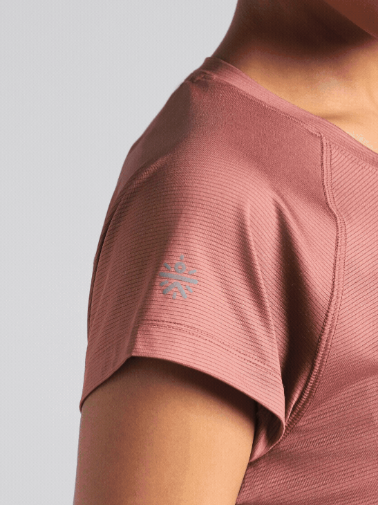 Women's Brown Spirit Run T-shirt