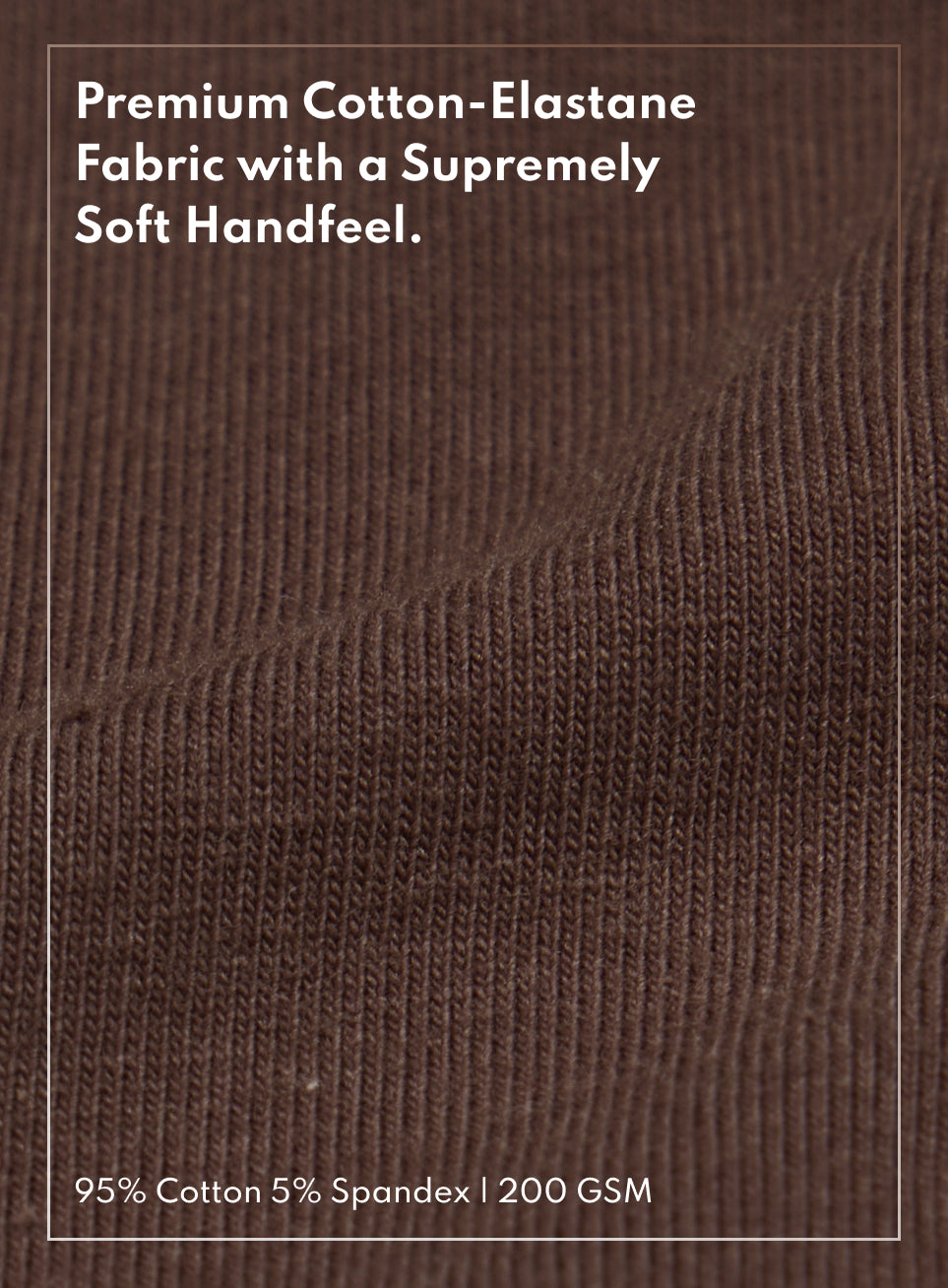 Women's Brown Soft Form Easy Fit Everyday T-shirt