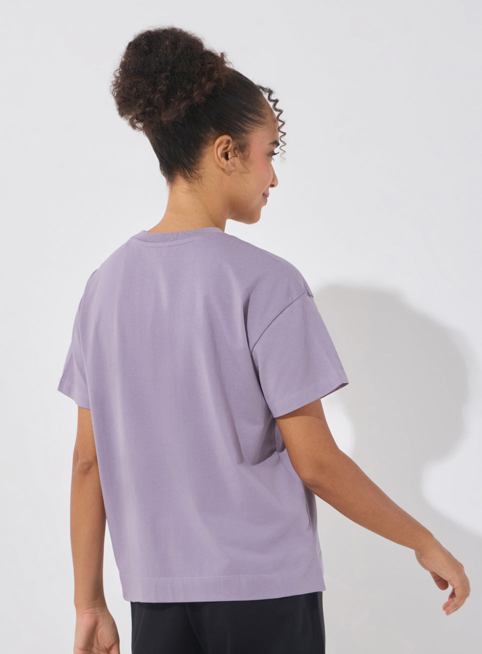 Women's Purple Soft Form Easy Fit Everyday T-shirt