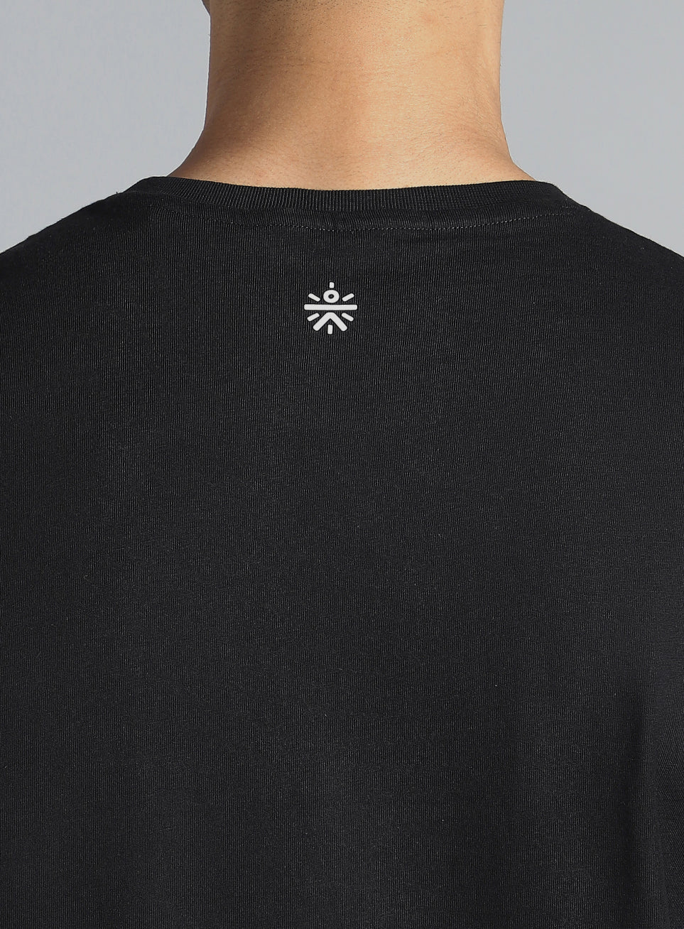 Men's Black Off Duty Print Graphic T-shirt