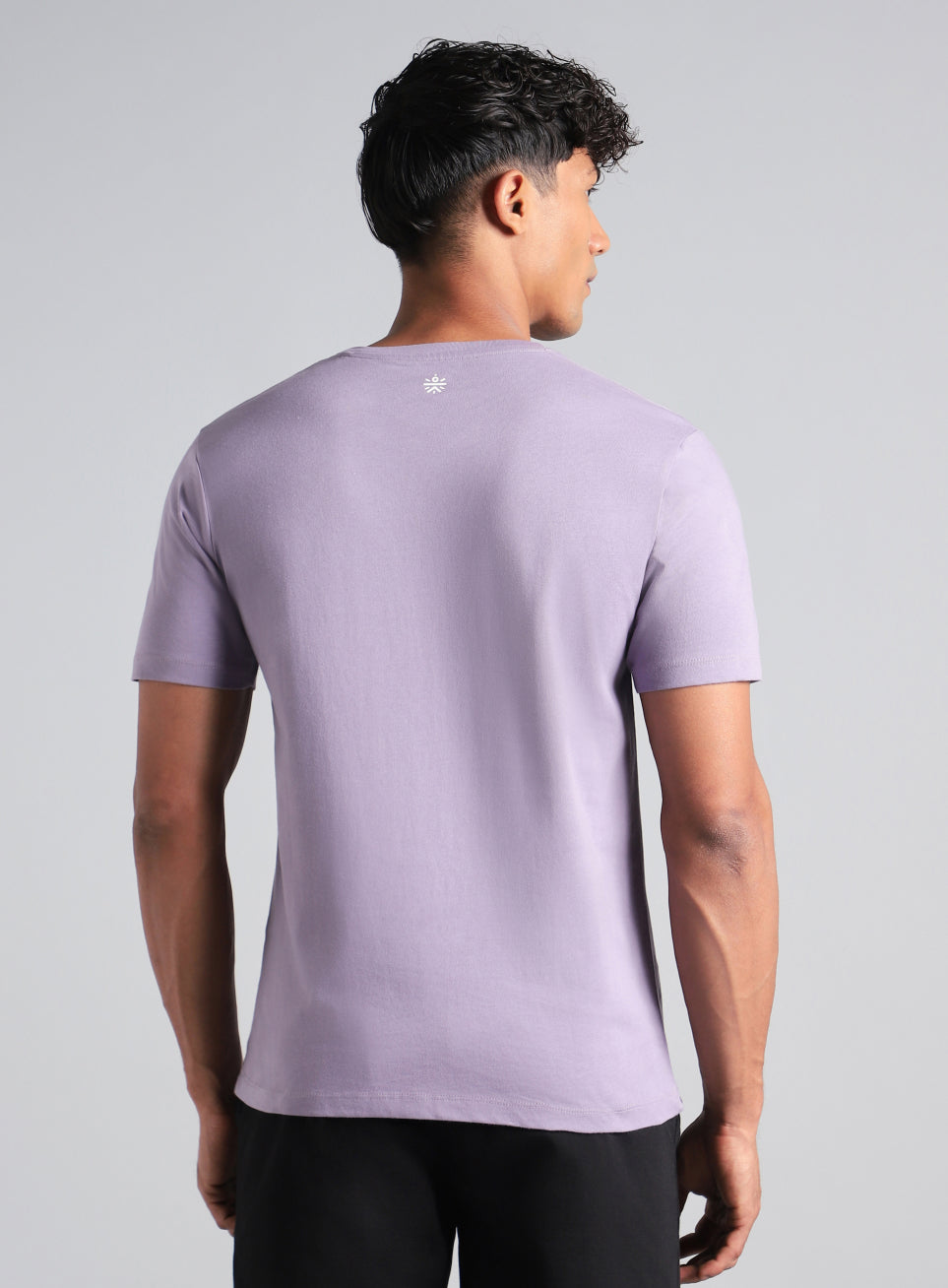 Men's Purple Off Duty Print Graphic T-shirt