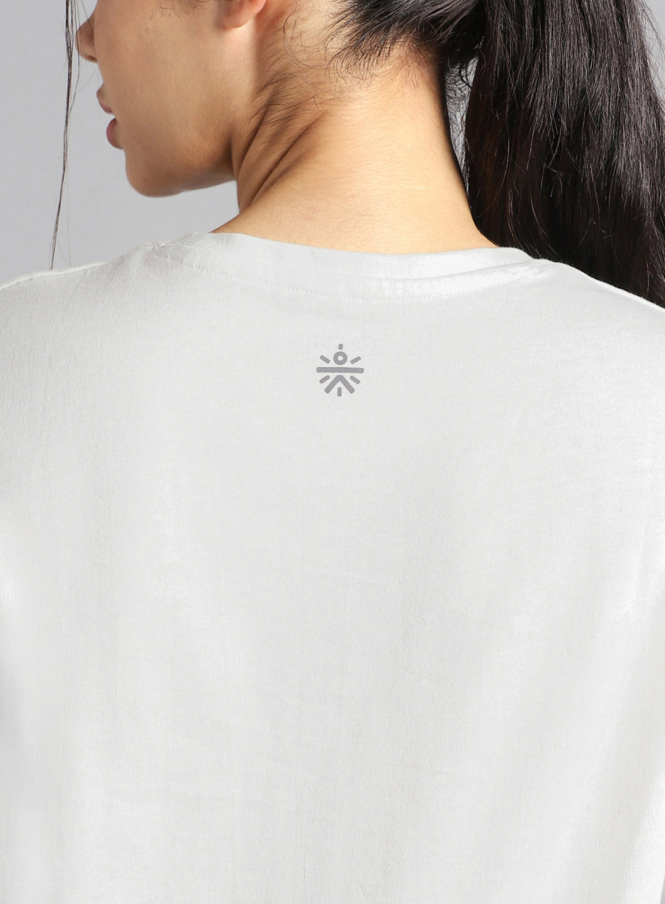 Women's Off White Sporty Graphic T-shirt