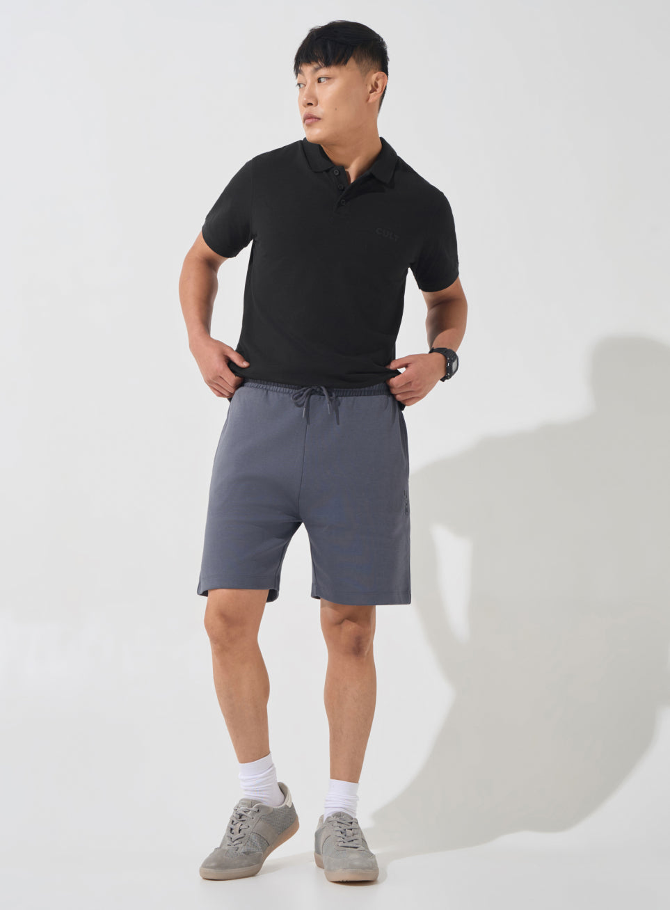 Men's Black Soft Form Classic Polo T-shirt