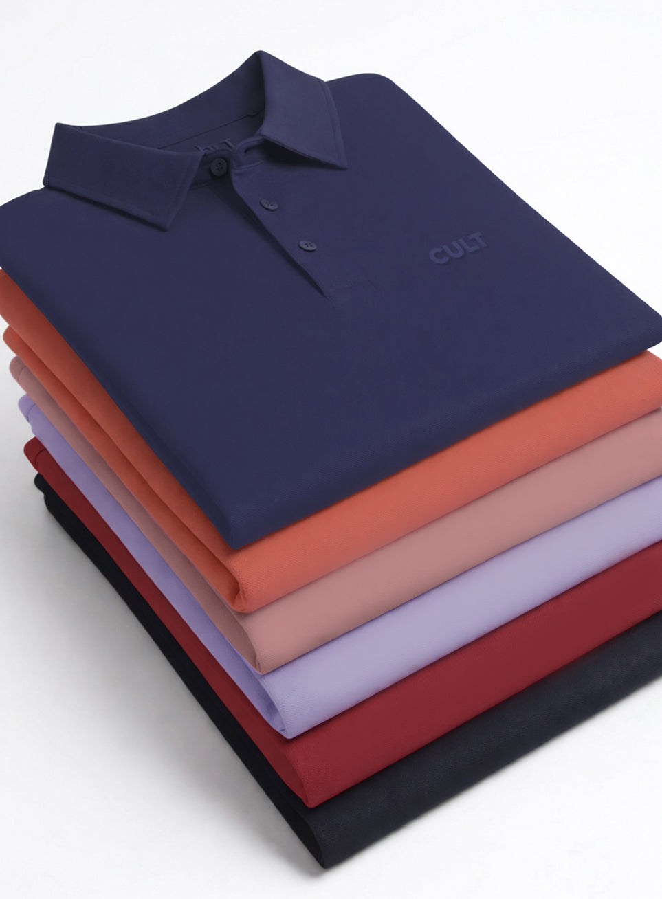 Men's Navy Soft Form Classic Polo T-shirt