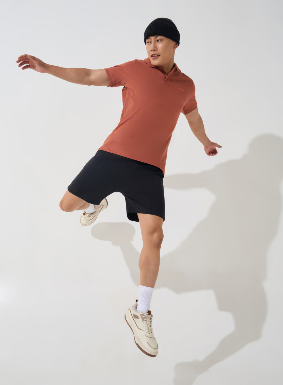 Men's Rust Soft Form Classic Polo T-shirt