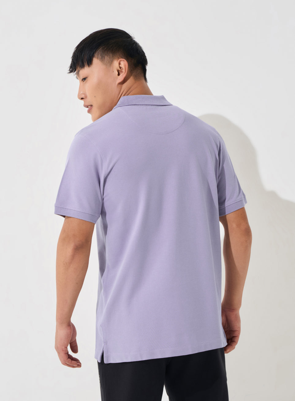 Men's Purple Soft Form Classic Polo T-shirt