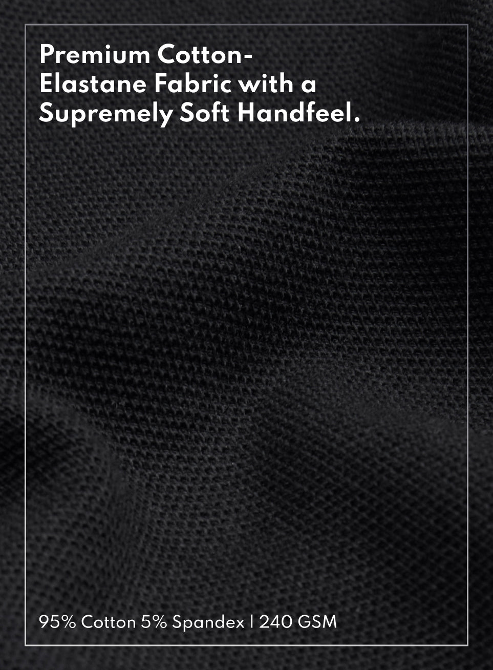 Women's Black Soft Form Classic Polo T-shirt