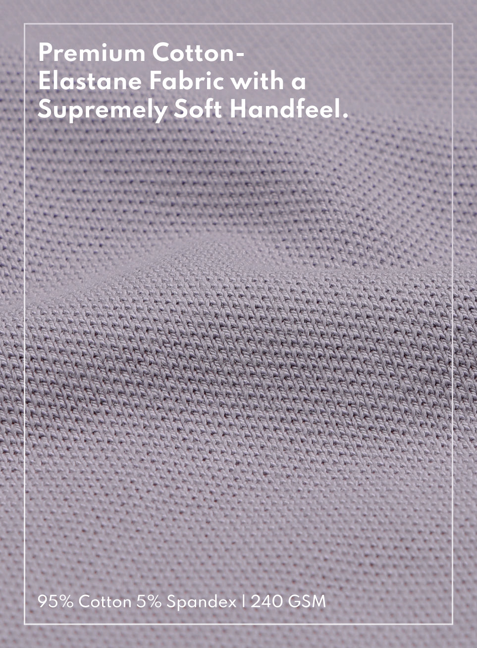 Women's Purple Soft Form Classic Polo T-shirt