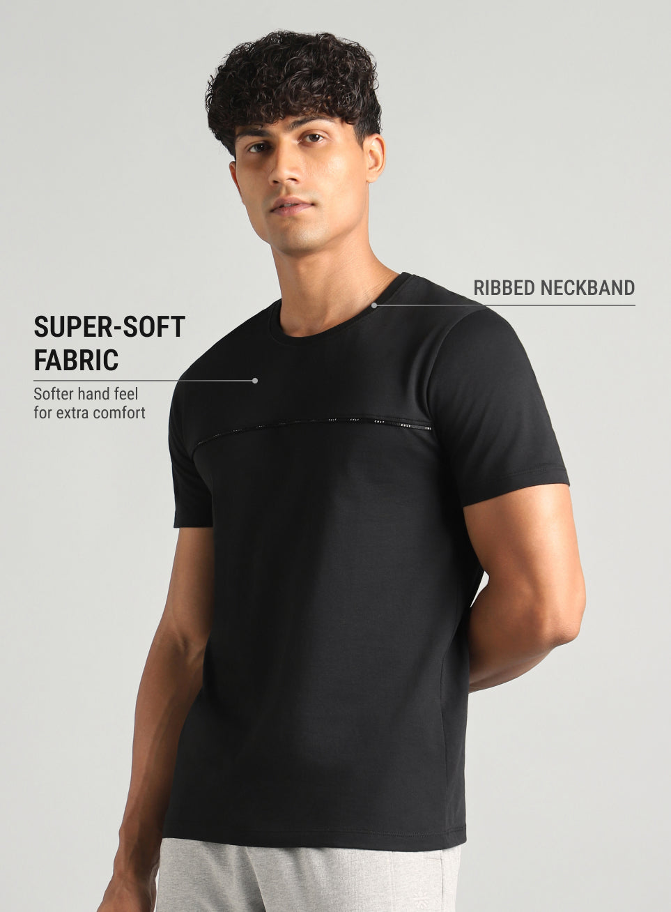 Men's Black Cult Athlete T-shirt